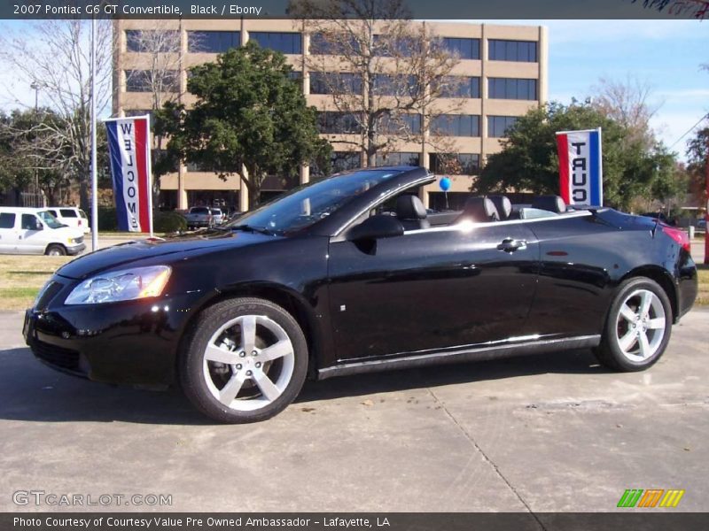 Black / Ebony 2007 Pontiac G6 GT Convertible