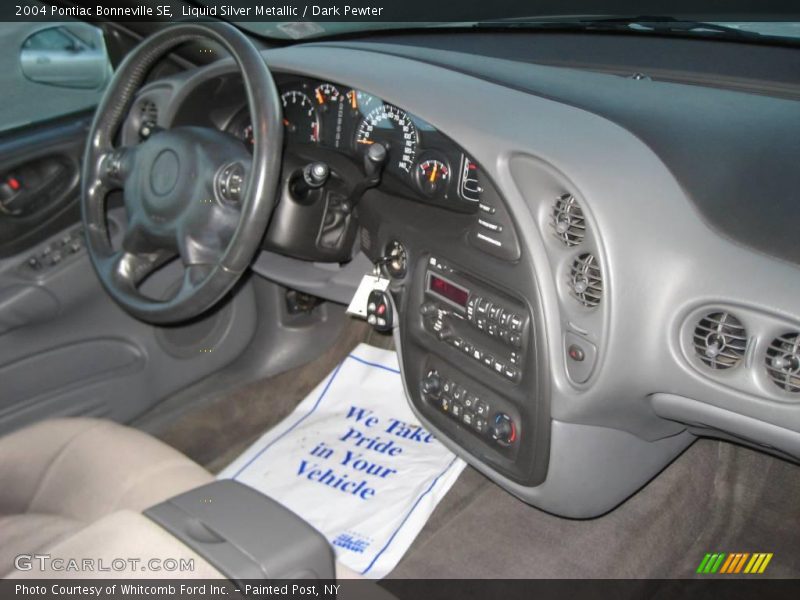 Liquid Silver Metallic / Dark Pewter 2004 Pontiac Bonneville SE