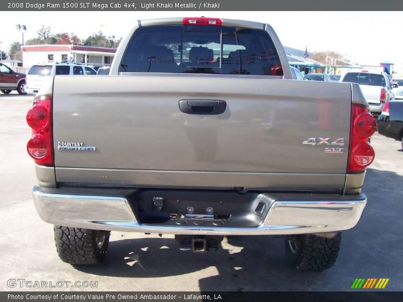 Light Khaki Metallic / Khaki 2008 Dodge Ram 1500 SLT Mega Cab 4x4