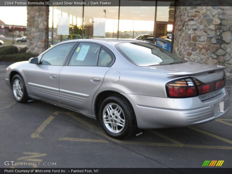 Liquid Silver Metallic / Dark Pewter 2004 Pontiac Bonneville SE