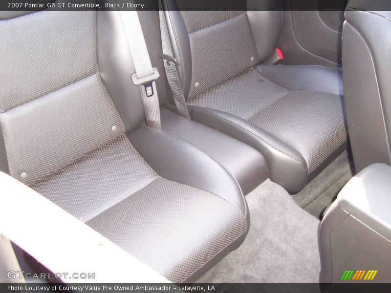 Black / Ebony 2007 Pontiac G6 GT Convertible
