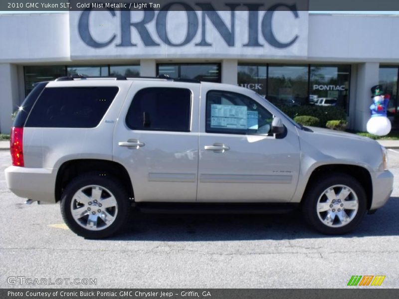 Gold Mist Metallic / Light Tan 2010 GMC Yukon SLT