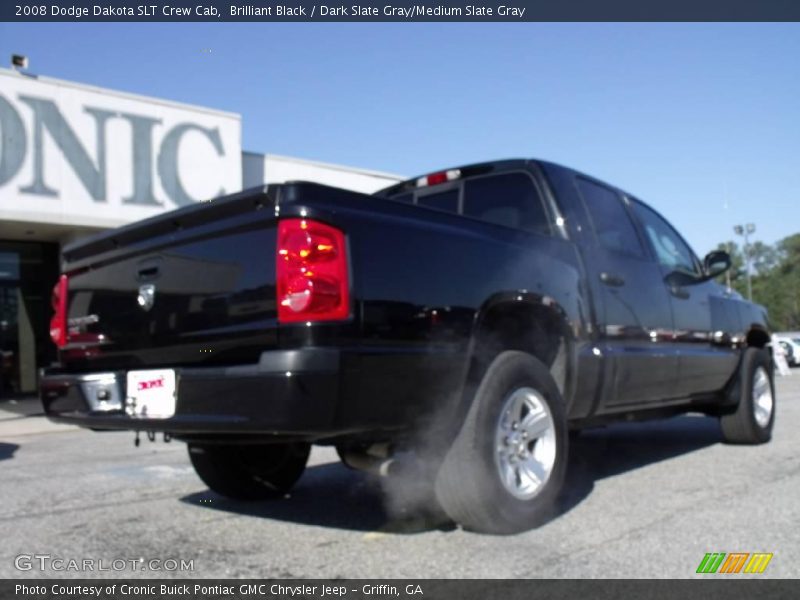 Brilliant Black / Dark Slate Gray/Medium Slate Gray 2008 Dodge Dakota SLT Crew Cab