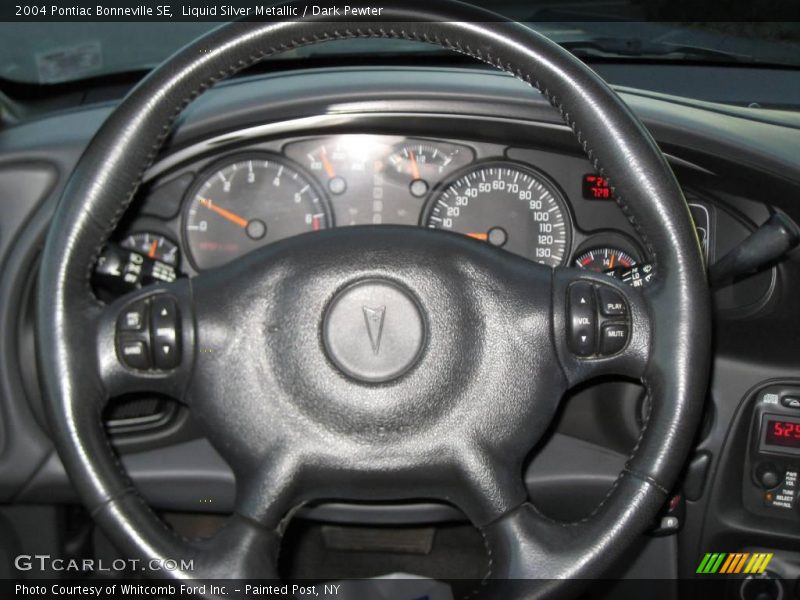 Liquid Silver Metallic / Dark Pewter 2004 Pontiac Bonneville SE