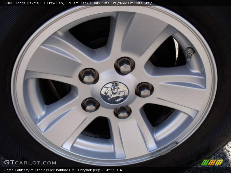 Brilliant Black / Dark Slate Gray/Medium Slate Gray 2008 Dodge Dakota SLT Crew Cab