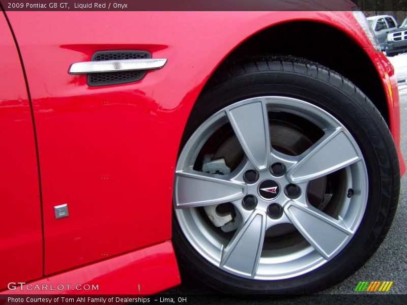 Liquid Red / Onyx 2009 Pontiac G8 GT