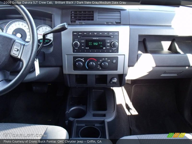 Brilliant Black / Dark Slate Gray/Medium Slate Gray 2008 Dodge Dakota SLT Crew Cab
