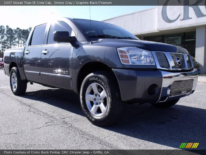 Smoke Gray / Graphite Black/Titanium 2007 Nissan Titan SE Crew Cab