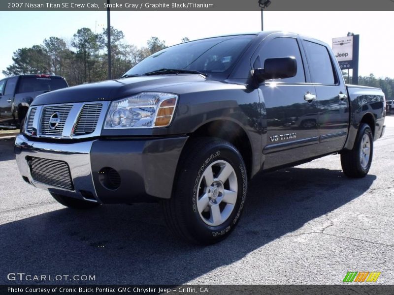 Smoke Gray / Graphite Black/Titanium 2007 Nissan Titan SE Crew Cab
