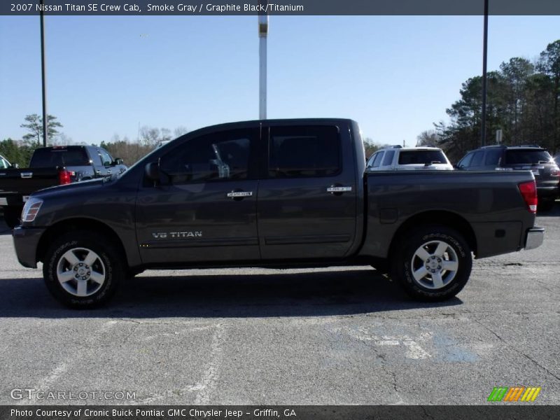 Smoke Gray / Graphite Black/Titanium 2007 Nissan Titan SE Crew Cab