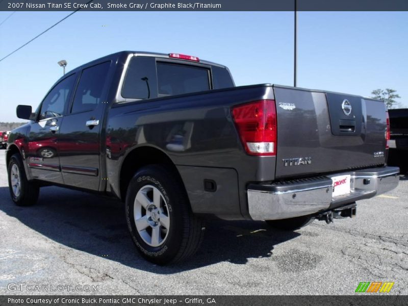 Smoke Gray / Graphite Black/Titanium 2007 Nissan Titan SE Crew Cab