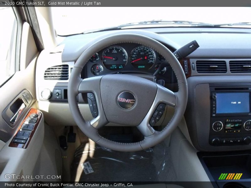 Gold Mist Metallic / Light Tan 2010 GMC Yukon SLT
