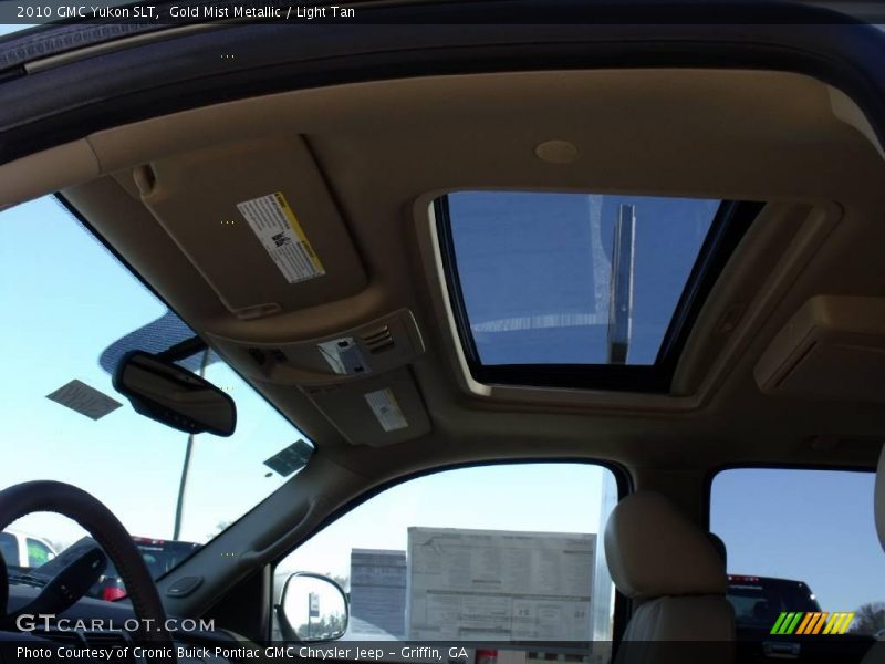 Gold Mist Metallic / Light Tan 2010 GMC Yukon SLT