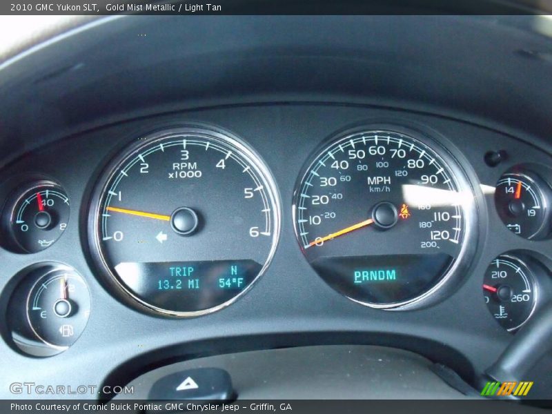 Gold Mist Metallic / Light Tan 2010 GMC Yukon SLT