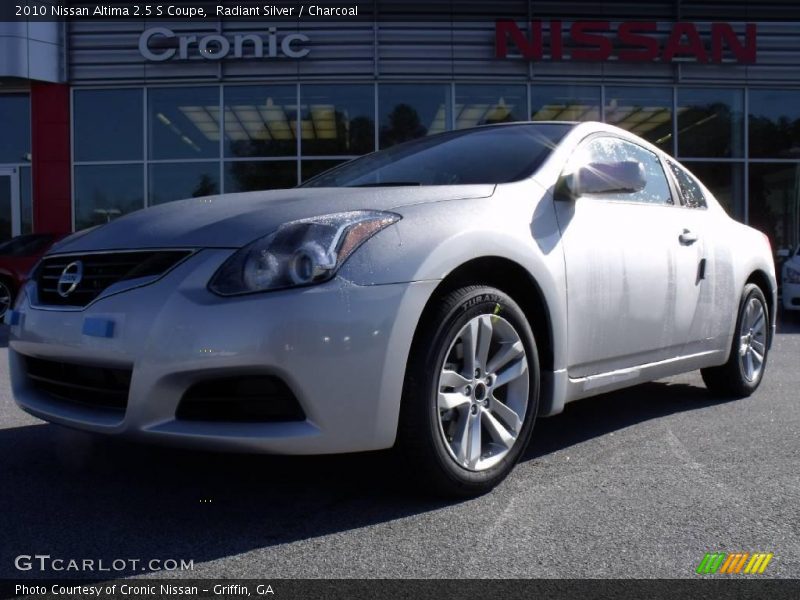Radiant Silver / Charcoal 2010 Nissan Altima 2.5 S Coupe