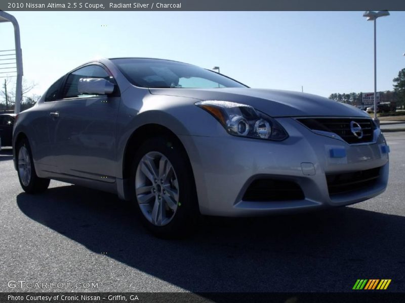 Radiant Silver / Charcoal 2010 Nissan Altima 2.5 S Coupe