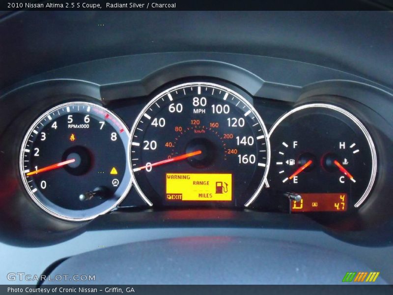 Radiant Silver / Charcoal 2010 Nissan Altima 2.5 S Coupe