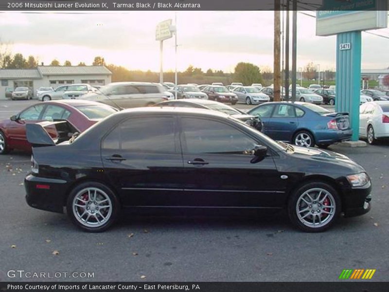 Tarmac Black / Black Alcantara 2006 Mitsubishi Lancer Evolution IX