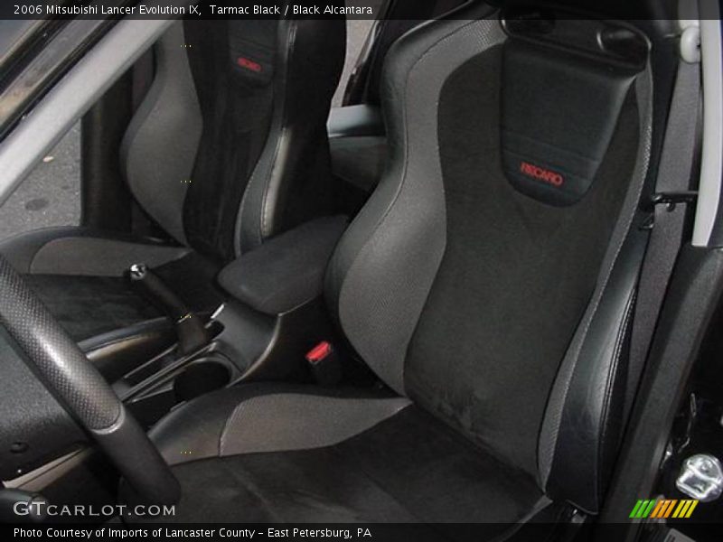 Tarmac Black / Black Alcantara 2006 Mitsubishi Lancer Evolution IX