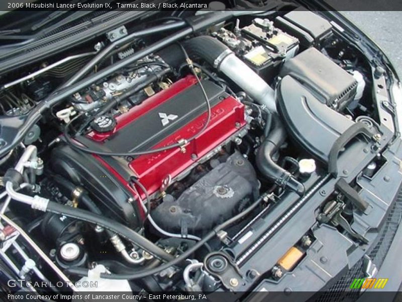 Tarmac Black / Black Alcantara 2006 Mitsubishi Lancer Evolution IX