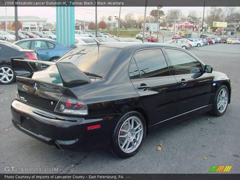 Tarmac Black / Black Alcantara 2006 Mitsubishi Lancer Evolution IX