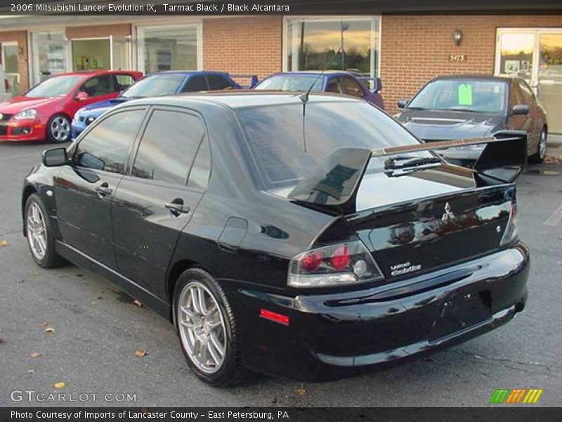 Tarmac Black / Black Alcantara 2006 Mitsubishi Lancer Evolution IX