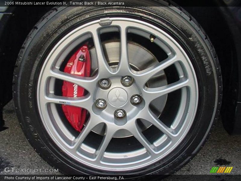 Tarmac Black / Black Alcantara 2006 Mitsubishi Lancer Evolution IX