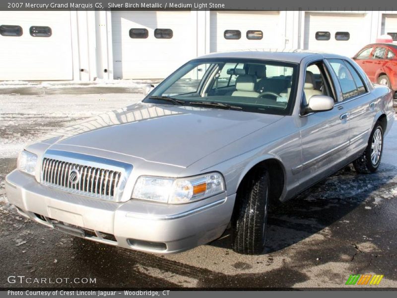 Silver Birch Metallic / Medium Light Stone 2007 Mercury Grand Marquis GS