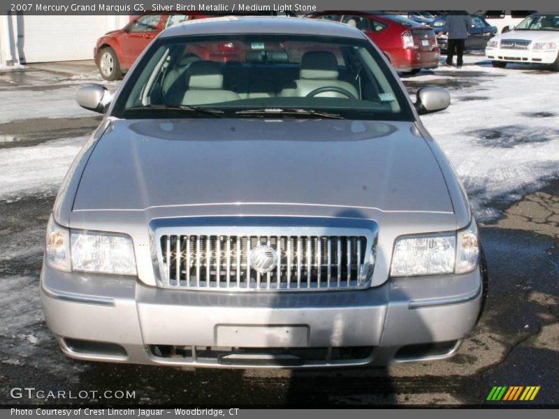 Silver Birch Metallic / Medium Light Stone 2007 Mercury Grand Marquis GS