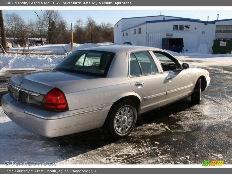 Silver Birch Metallic / Medium Light Stone 2007 Mercury Grand Marquis GS