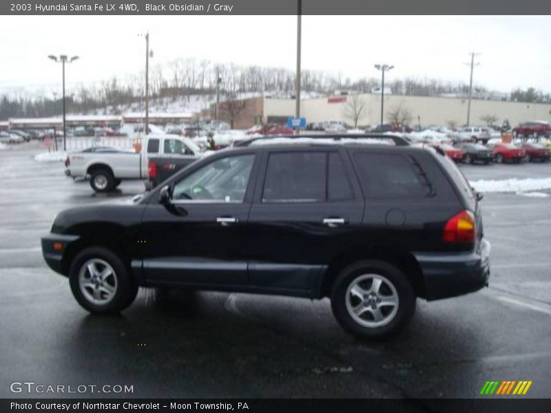 Black Obsidian / Gray 2003 Hyundai Santa Fe LX 4WD