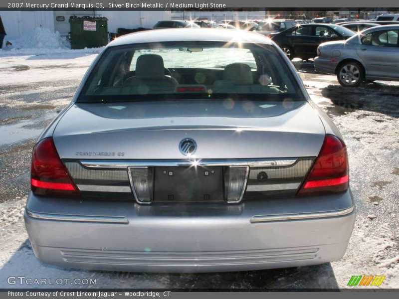 Silver Birch Metallic / Medium Light Stone 2007 Mercury Grand Marquis GS