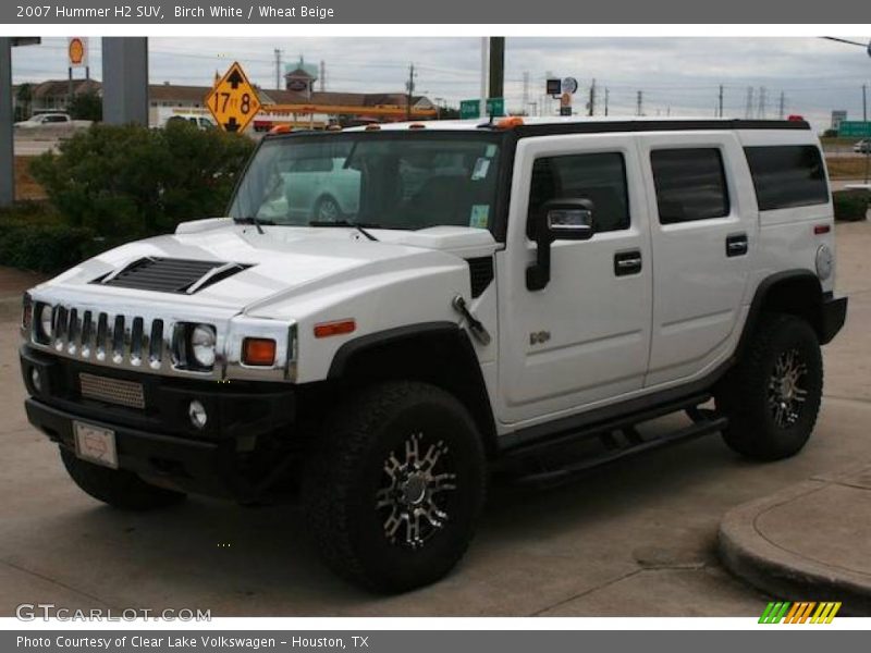 Birch White / Wheat Beige 2007 Hummer H2 SUV