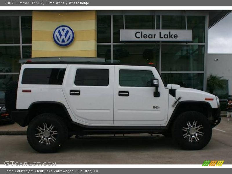 Birch White / Wheat Beige 2007 Hummer H2 SUV