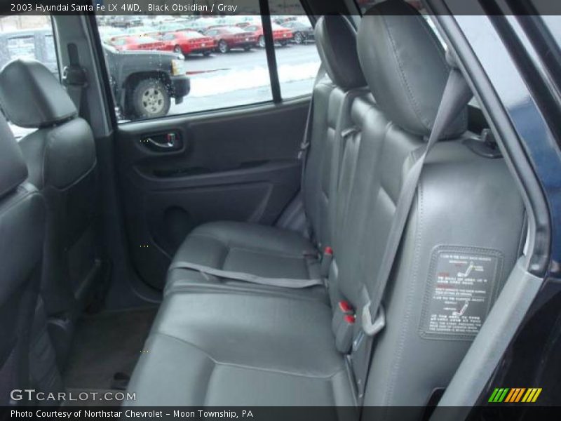 Black Obsidian / Gray 2003 Hyundai Santa Fe LX 4WD