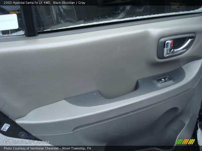 Black Obsidian / Gray 2003 Hyundai Santa Fe LX 4WD