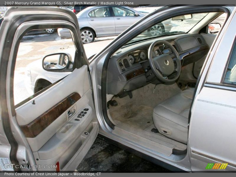 Silver Birch Metallic / Medium Light Stone 2007 Mercury Grand Marquis GS