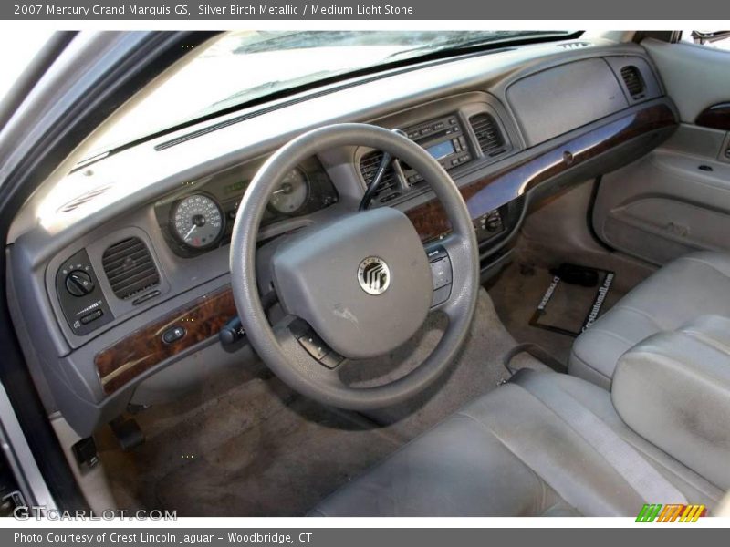 Silver Birch Metallic / Medium Light Stone 2007 Mercury Grand Marquis GS