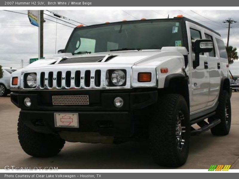 Birch White / Wheat Beige 2007 Hummer H2 SUV