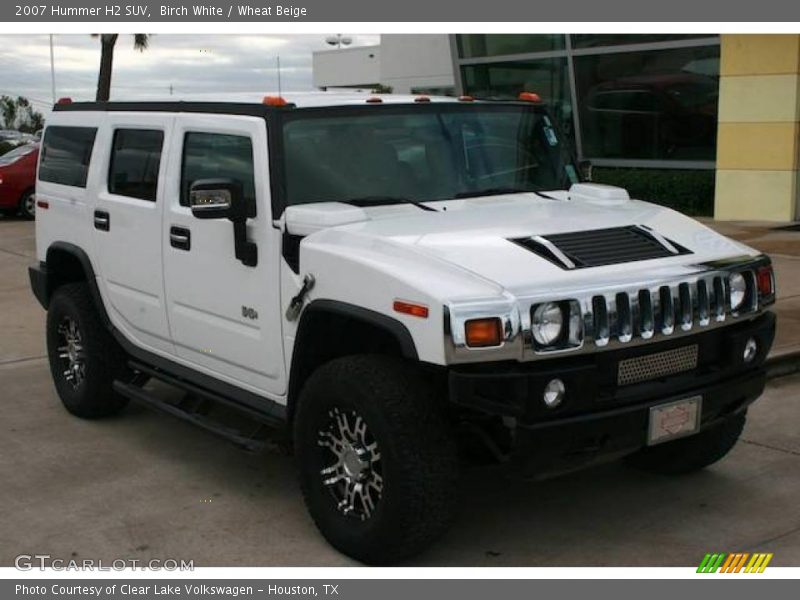 Birch White / Wheat Beige 2007 Hummer H2 SUV