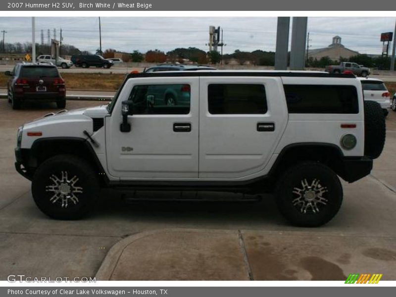 Birch White / Wheat Beige 2007 Hummer H2 SUV