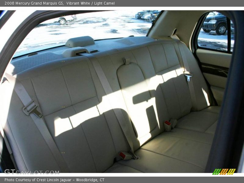 Vibrant White / Light Camel 2008 Mercury Grand Marquis GS