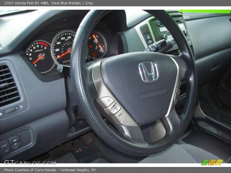 Steel Blue Metallic / Gray 2007 Honda Pilot EX 4WD