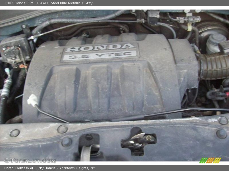Steel Blue Metallic / Gray 2007 Honda Pilot EX 4WD