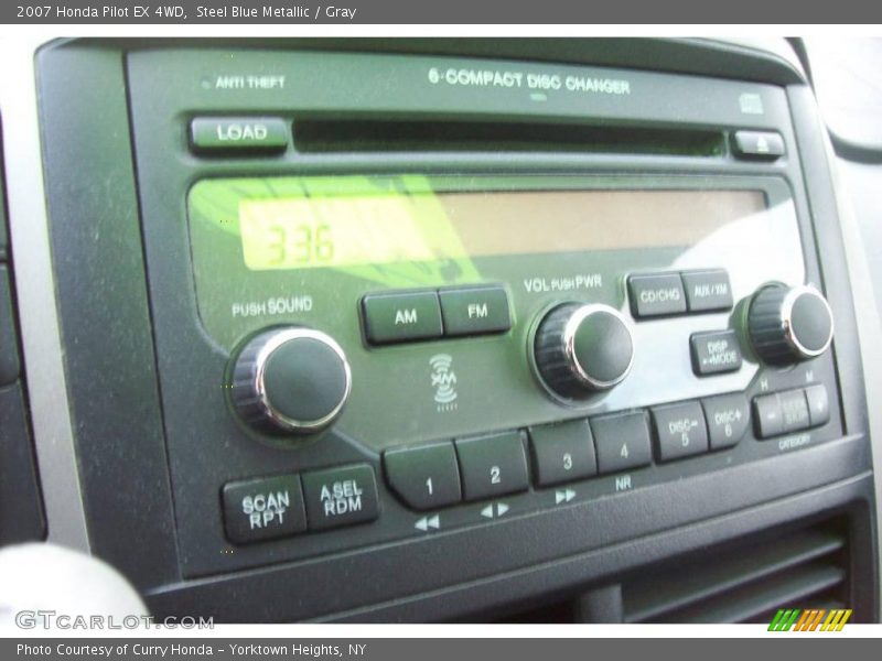 Steel Blue Metallic / Gray 2007 Honda Pilot EX 4WD