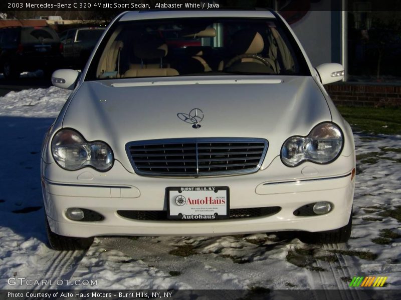 Alabaster White / Java 2003 Mercedes-Benz C 320 4Matic Sport Sedan
