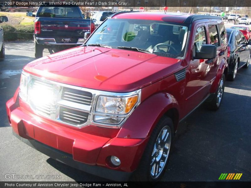Inferno Red Crystal Pearl / Dark Slate Gray 2007 Dodge Nitro SLT