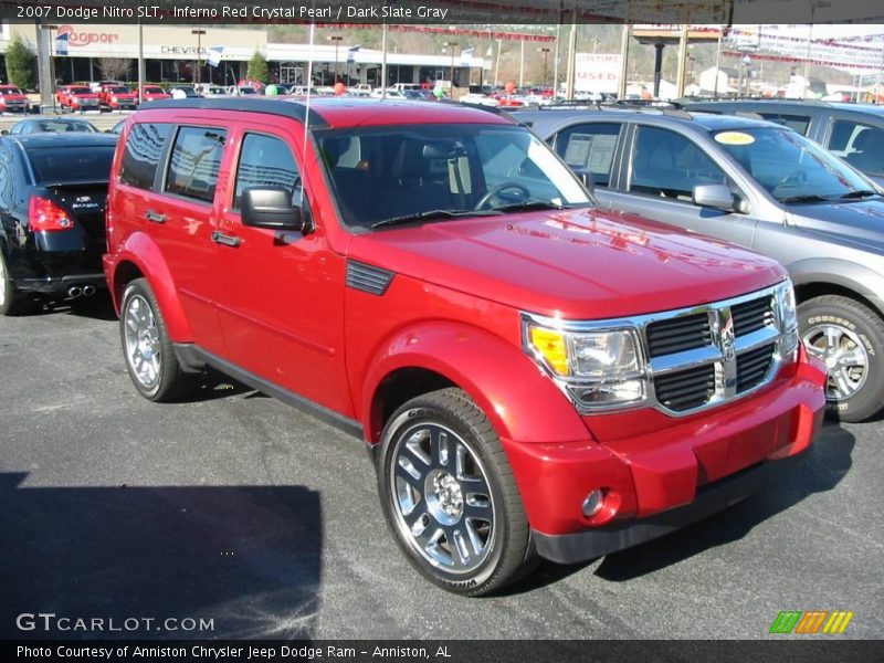 Inferno Red Crystal Pearl / Dark Slate Gray 2007 Dodge Nitro SLT
