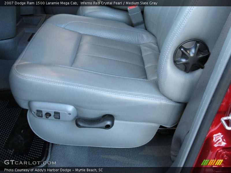 Inferno Red Crystal Pearl / Medium Slate Gray 2007 Dodge Ram 1500 Laramie Mega Cab