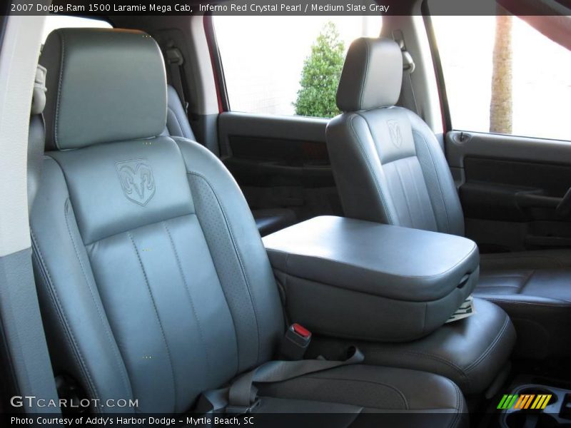 Inferno Red Crystal Pearl / Medium Slate Gray 2007 Dodge Ram 1500 Laramie Mega Cab
